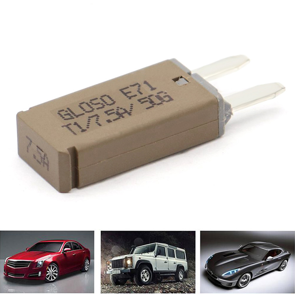 Mini Circuit Breaker Blade Fuse DC 14V Auto Reset Circuit Breaker (Grey