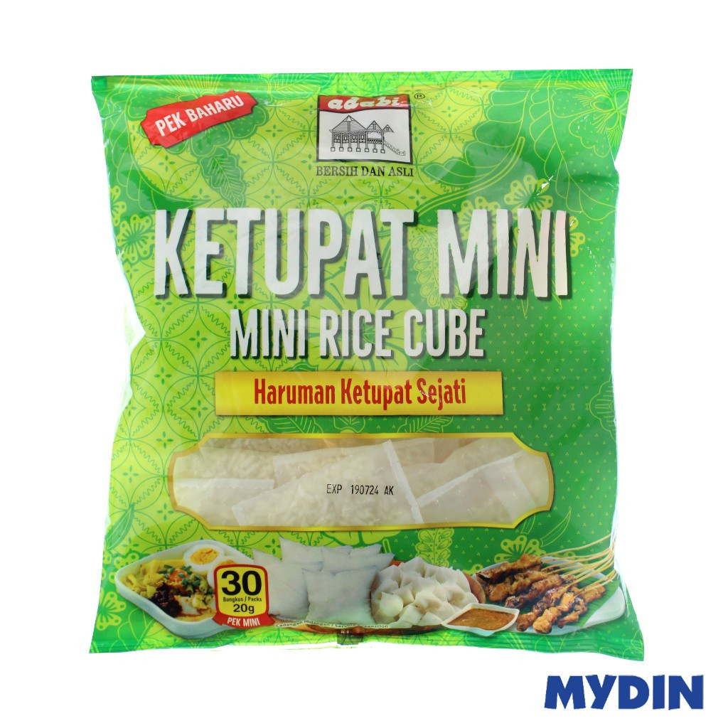 Adabi Mini Rice Cube Ketupat Nasi (30's x 20g) | Shopee Malaysia
