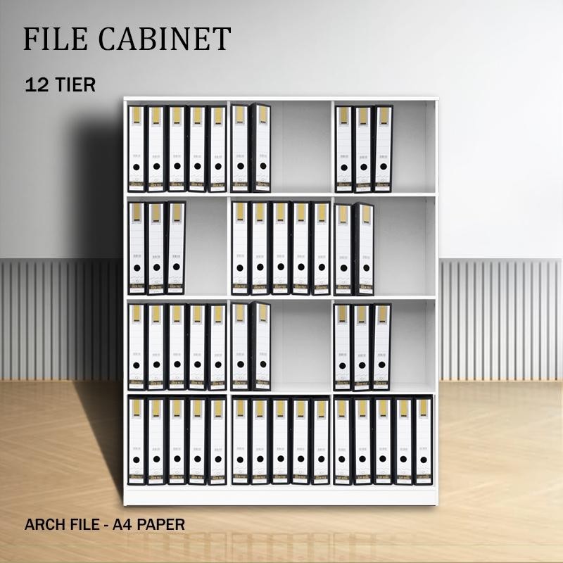 HK Rak Pejabat 12 Tingkat/12 Tier File Cabinet for Office/A4 Bookshelf ...