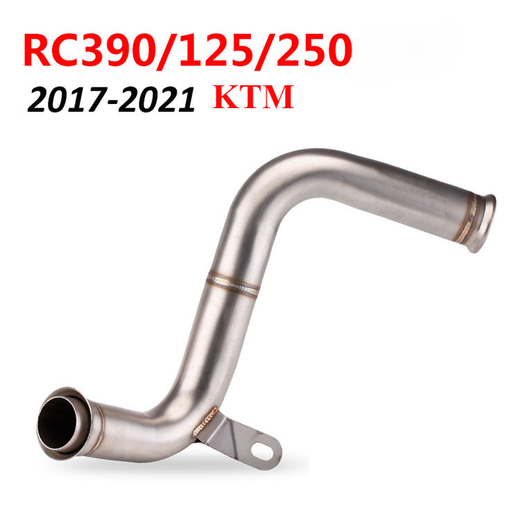 Per KTM RC DUKE 125 250 390 ADV Advanture 2020 2021 2022 Scarico 45mm Collegamento Centrale Cut Cat Catalizzatore Gomito Tubo Di Discesa