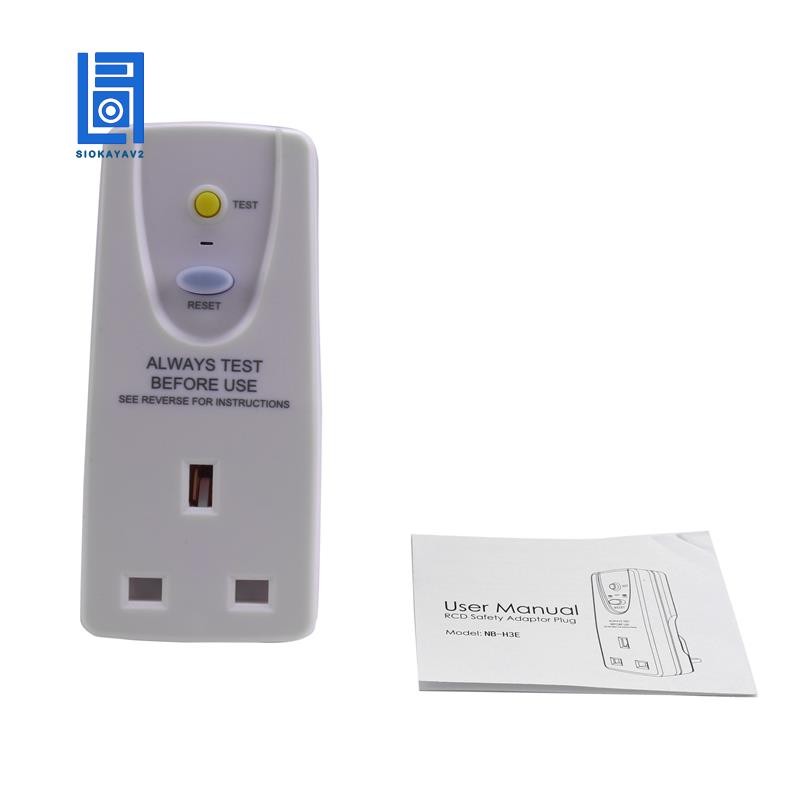 Uk Plug 13A Gfci Leakage Protection Plug Rcd Socket Home Circuit ...