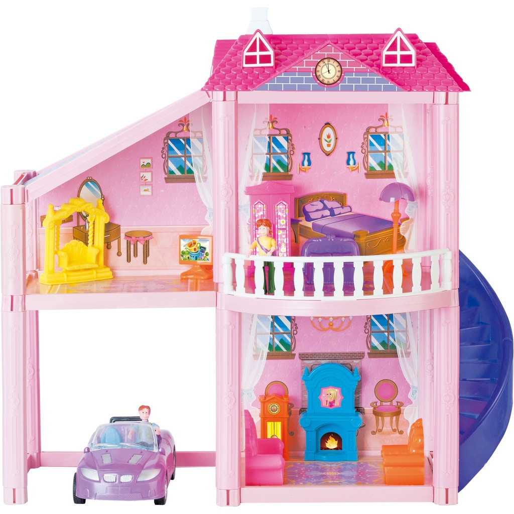| Dollhouse Playset | Dream House with Furniture & Figures | Kids Role ...