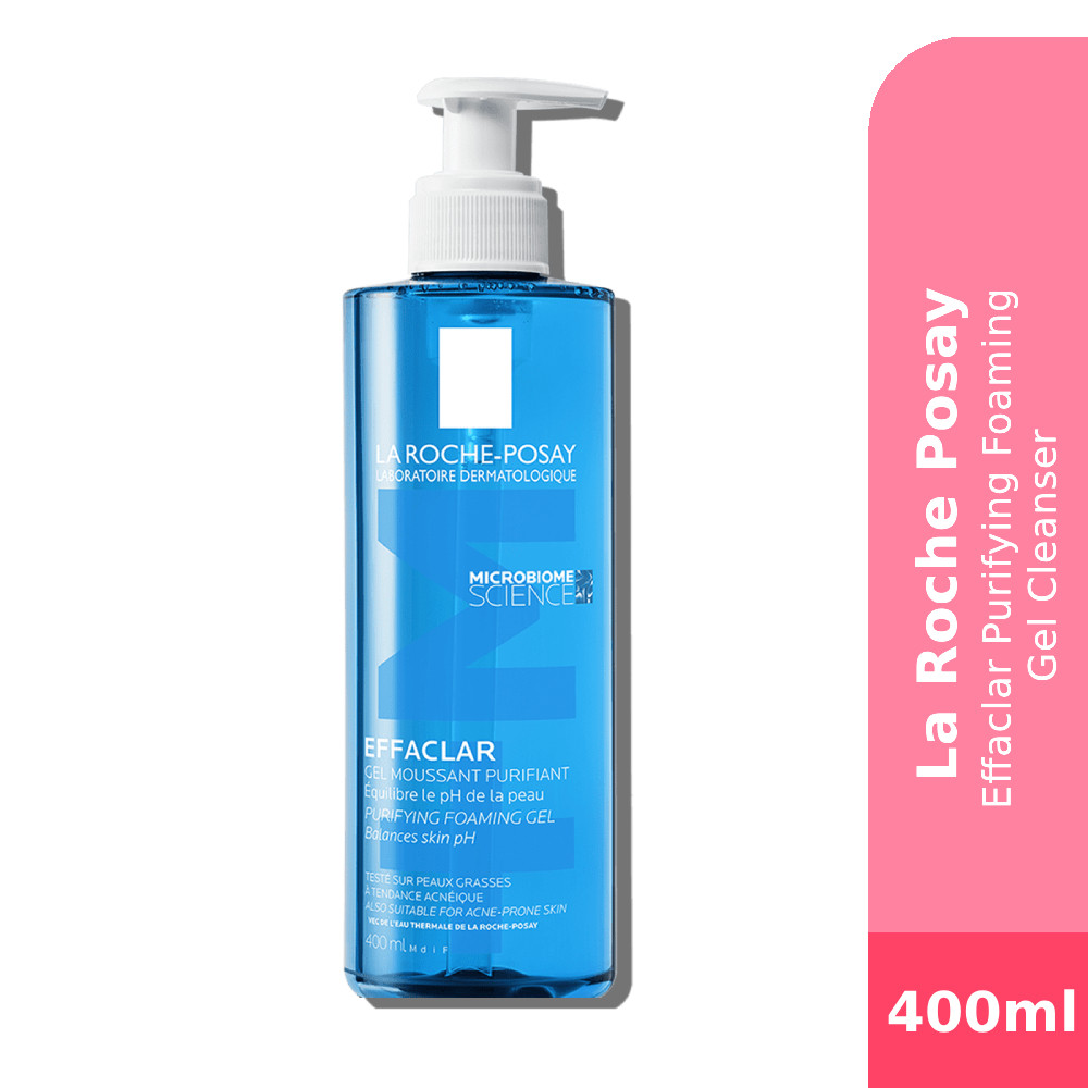 LA ROCHE POSAY Effaclar Purifying Foaming Gel Cleanser 400ml For Oily 