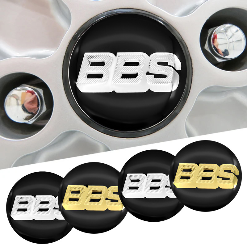 4pcs 56mm BBS modified tire center cover Car Wheel Center Hub Cap Rim ...