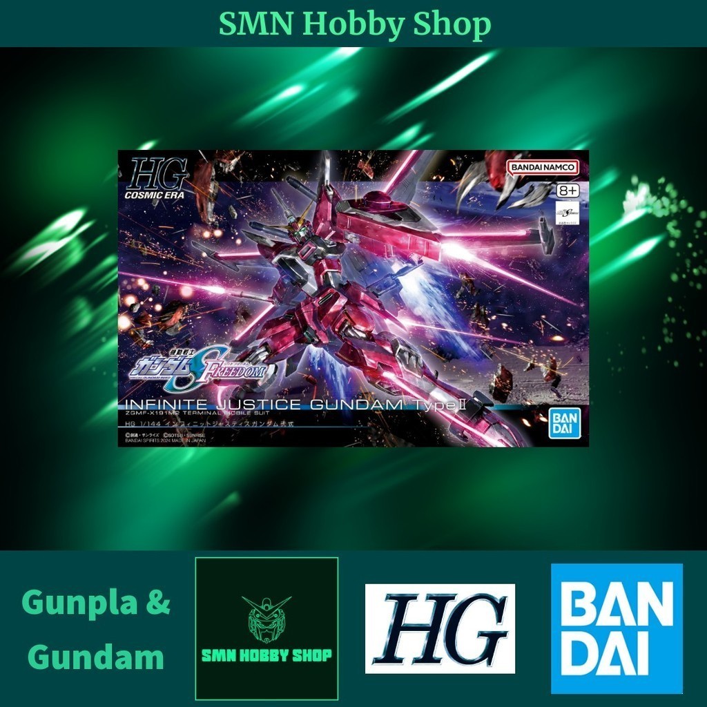 Mô hình lắp ráp Gunpla - BANDAI - HGCE 1/144 Infinite Justice Gundam