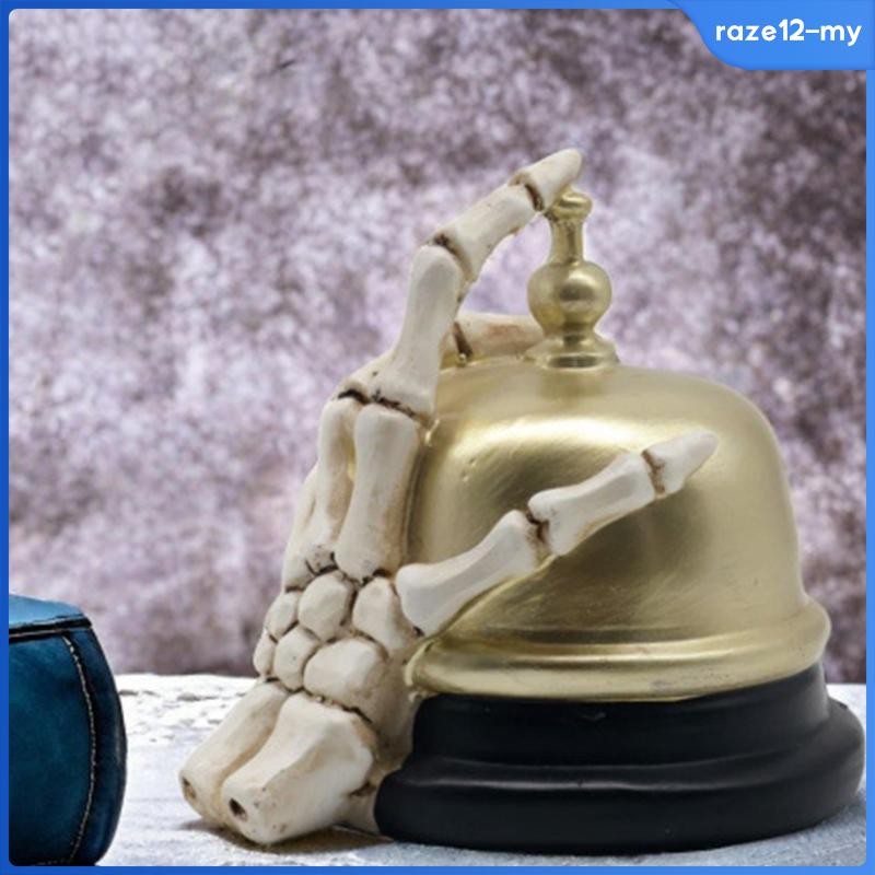 [RazecaMY] Halloween Skeleton Hand and Bell Statue Ornament Crafts ...