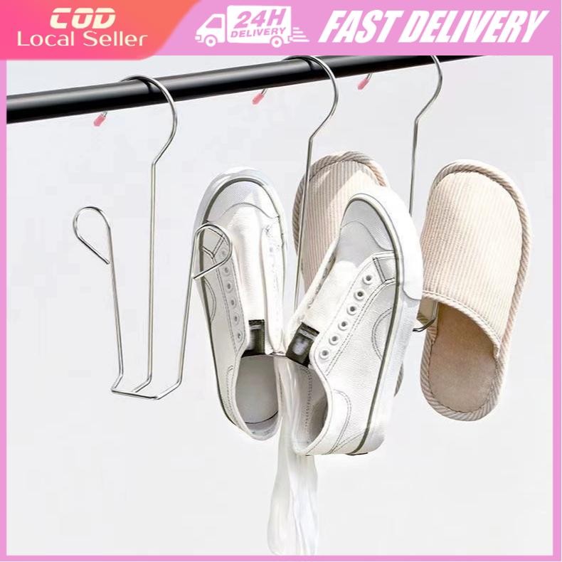 Stainless Steel Shoes Hanger Durable Simple Multifunctional Drying Rack ...