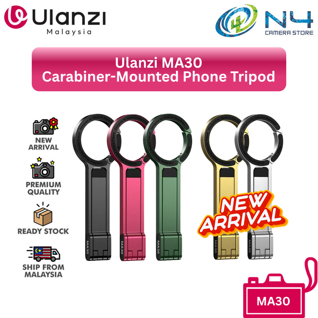 ULANZI MA30 Magnetic Phone Tripod Stand Aluminium Smartphone Mini ...