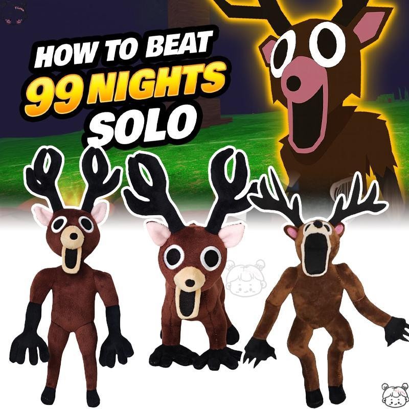 99 Nights In The Forest Deer Stuffed Animal Cute Soft Fawn Plush Game ...