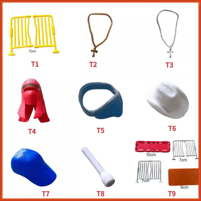 WWE Figures Wrestler Accessories 6-7inch Movable Wrestler Props ...