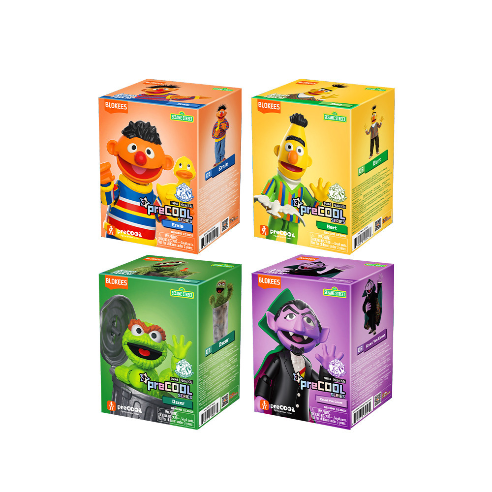 Blokees Sesame Street PreCOOL 02 Model Figures 74841 / 74842 / 74843 ...