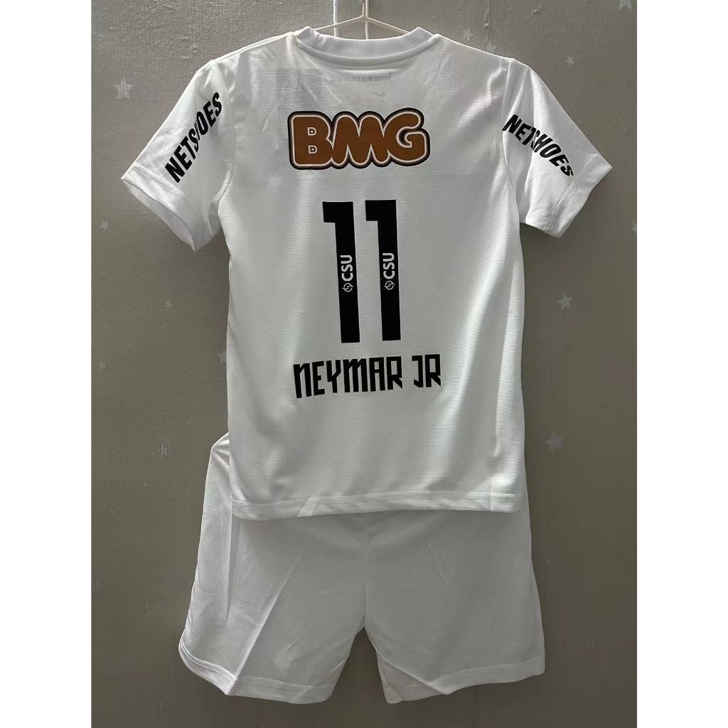 Pantaloncini Nike Santos Neymar Jr 11 Retro 2012-2013 - Taglia M Bianco Vintage