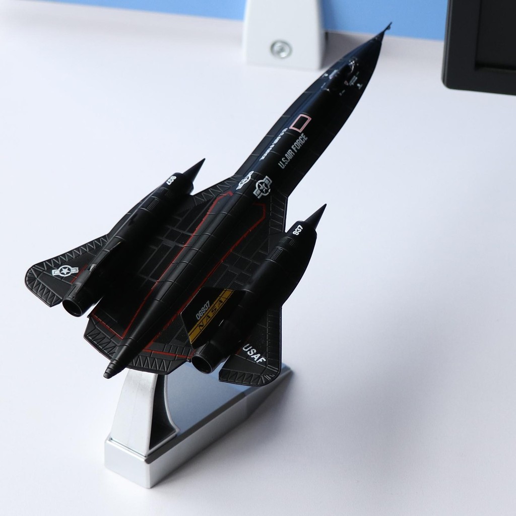 1/144 Diecast -71A Blackbird Avion de reconnaissance Avion