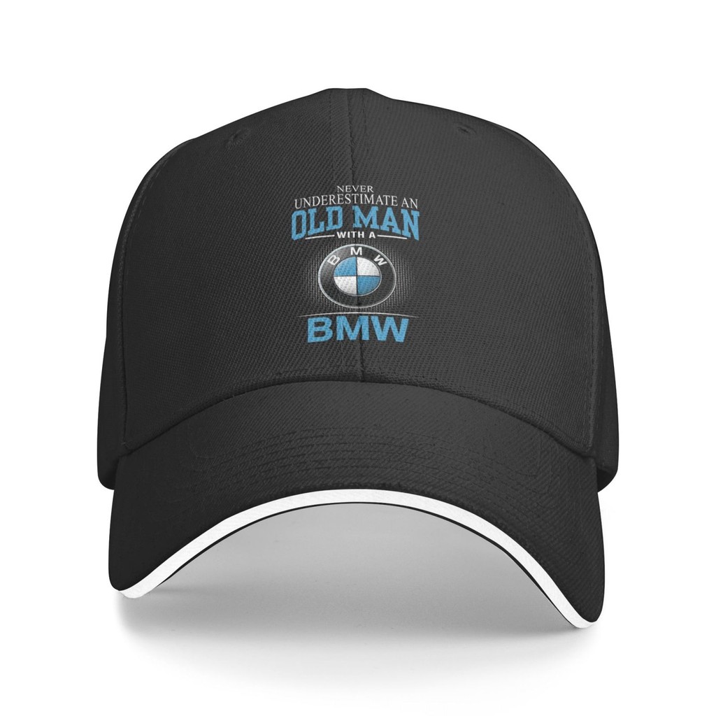 Fashion 100% Cotton Baseball cap Bmw Never Underestimated An Old Man ...