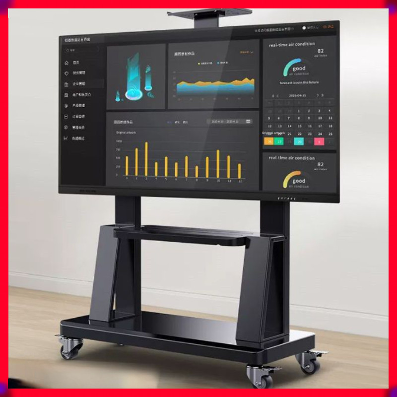 Floor-standing Bracket TV Bracket Mobile Floor Rack Adapted Portable TV ...