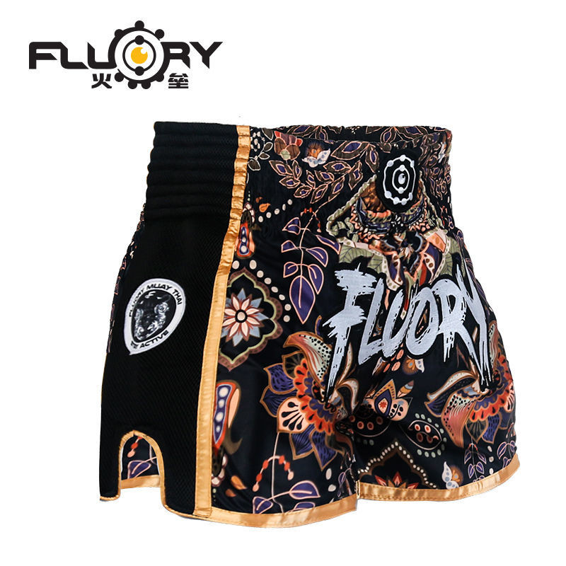 Men's Sport Fight Boxing Fitness Breathable Quick Dry Pants Boxing Shorts Muaythai Shorts Muay