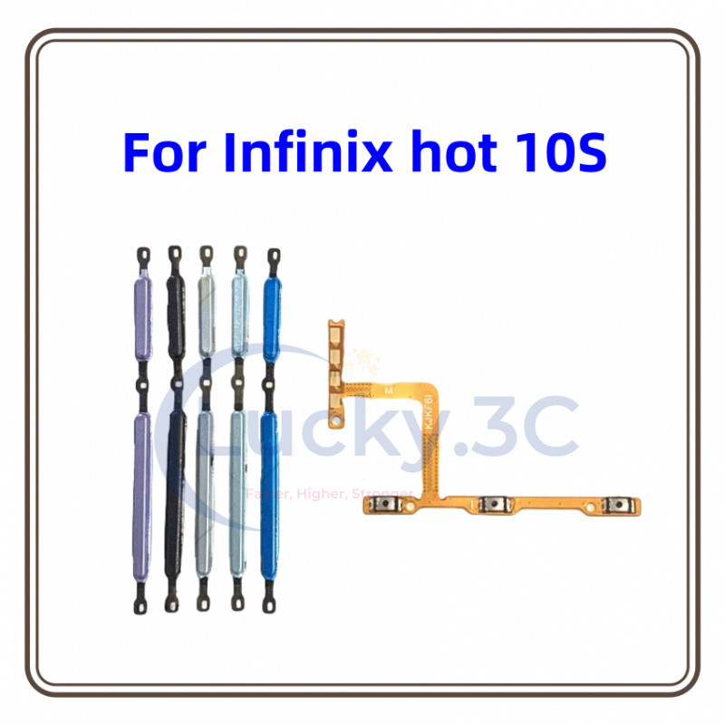 Poower Volume button flex For Infinix hot 10S X689 Switch Power ON OFF
