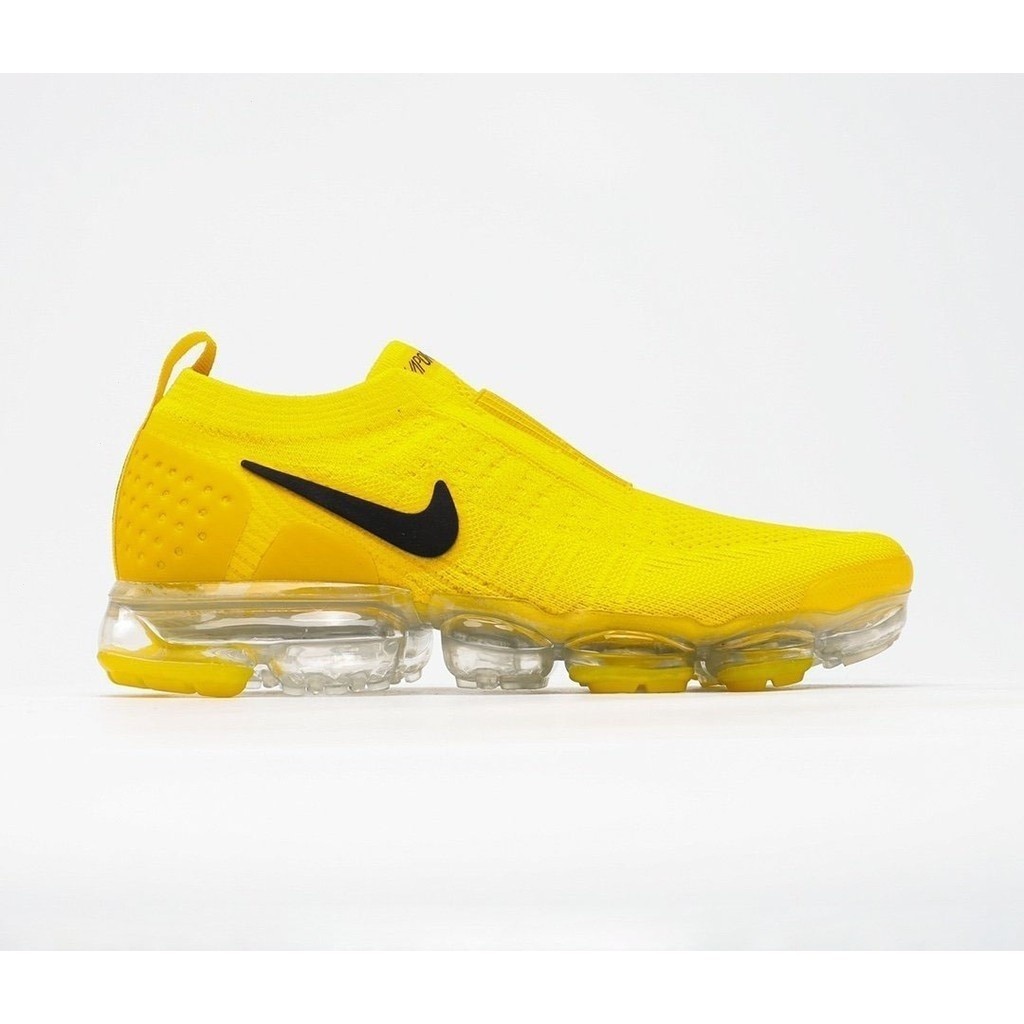 Nike Air VaporMax Flyknit MOC 2 yellow men s and women s sports running shoes size 36 45. Shopee Malaysia