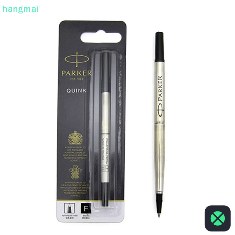 1F Parker quink roller ball rollerball pen refill black ink medium nib