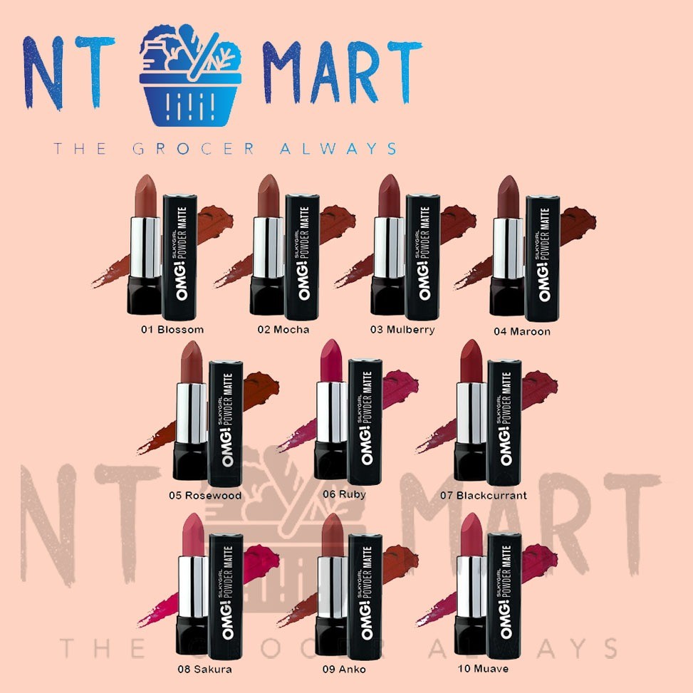 SILKYGIRL OMG Powder Matte Lipcolor | Shopee Malaysia
