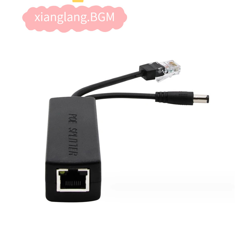 POE Splitter 48V to 12V Connector Extender 100M RJ45 Power Over