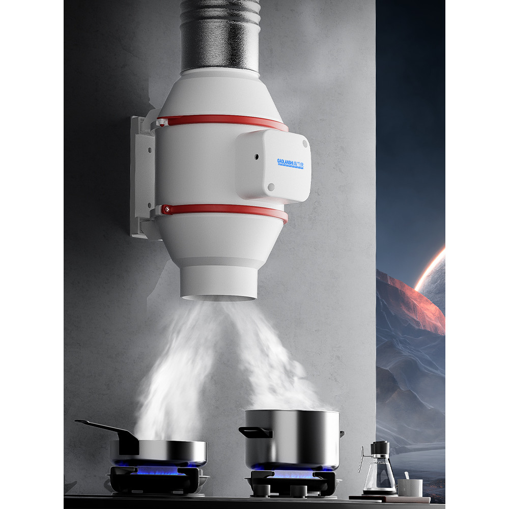 Pipe Fan Powerful Silent Ventilation Fan Bathroom Exhaust Fan High ...