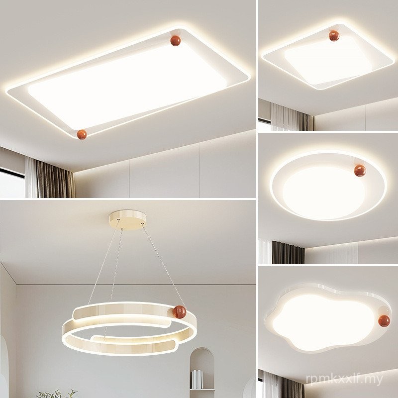 Lampu Ruang Tamu Minimalis Moden Spektrum Penuh Lampu Siling Atmosfera ...