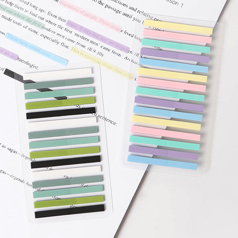 Gradient Color Index Stickers Diy Writable Marking Stickers For ...