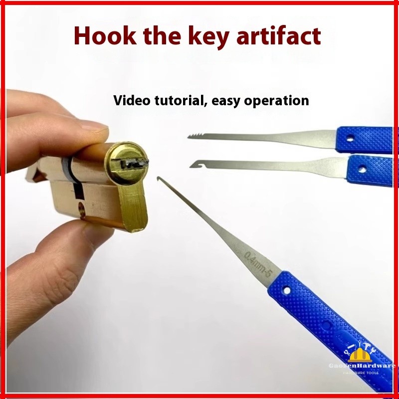 12-Piece Broken Key Extractor Set – Hook & Needle Tools for Removing ...