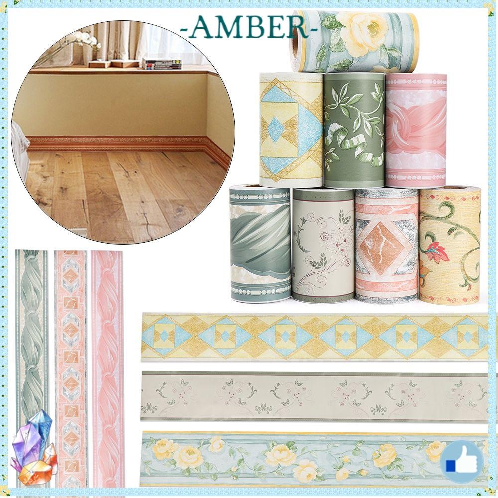 AMBER Wall Border Stickers PVC Vinyl Decals Waterproof Self-adhesive ...