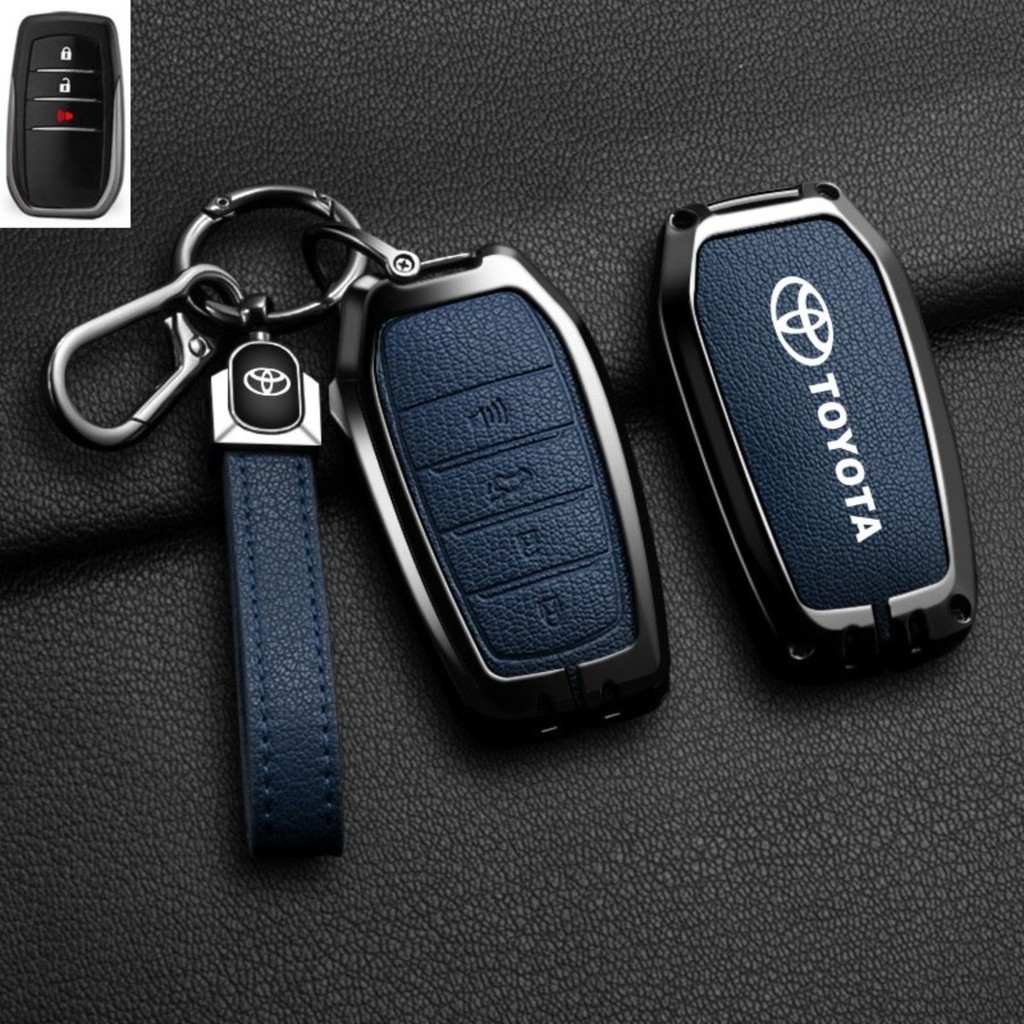car key case Zinc Alloy Leather Accessories for Toyota Revo Rocco 2022 ...