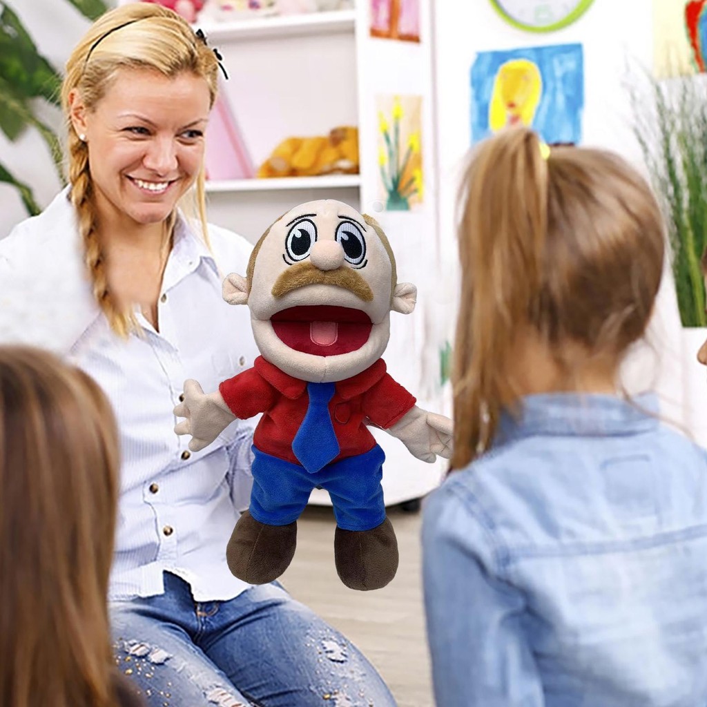 Interactive Hand Puppet Fun Puppet Plushie With Removable Head Mouth ...