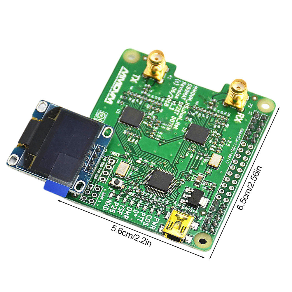 EY# V1.3 MMDVM-HS-Dual Hat Duplex Hotspot P25 DMR YSF For Raspberry Pi ...