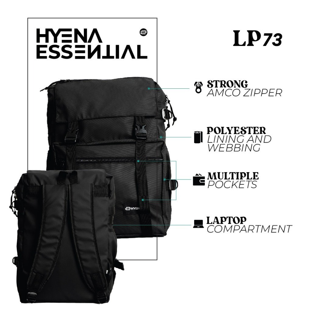 Project - Backpack Essential Stripped Series Waterproof | Daypack ...