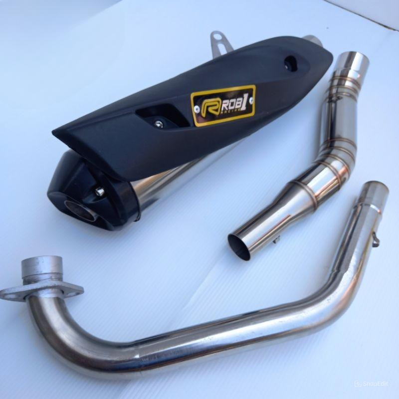 Standard racing exhaust ROB1 vixion r15 cbr150r cb150r satrai fu mx135 ...