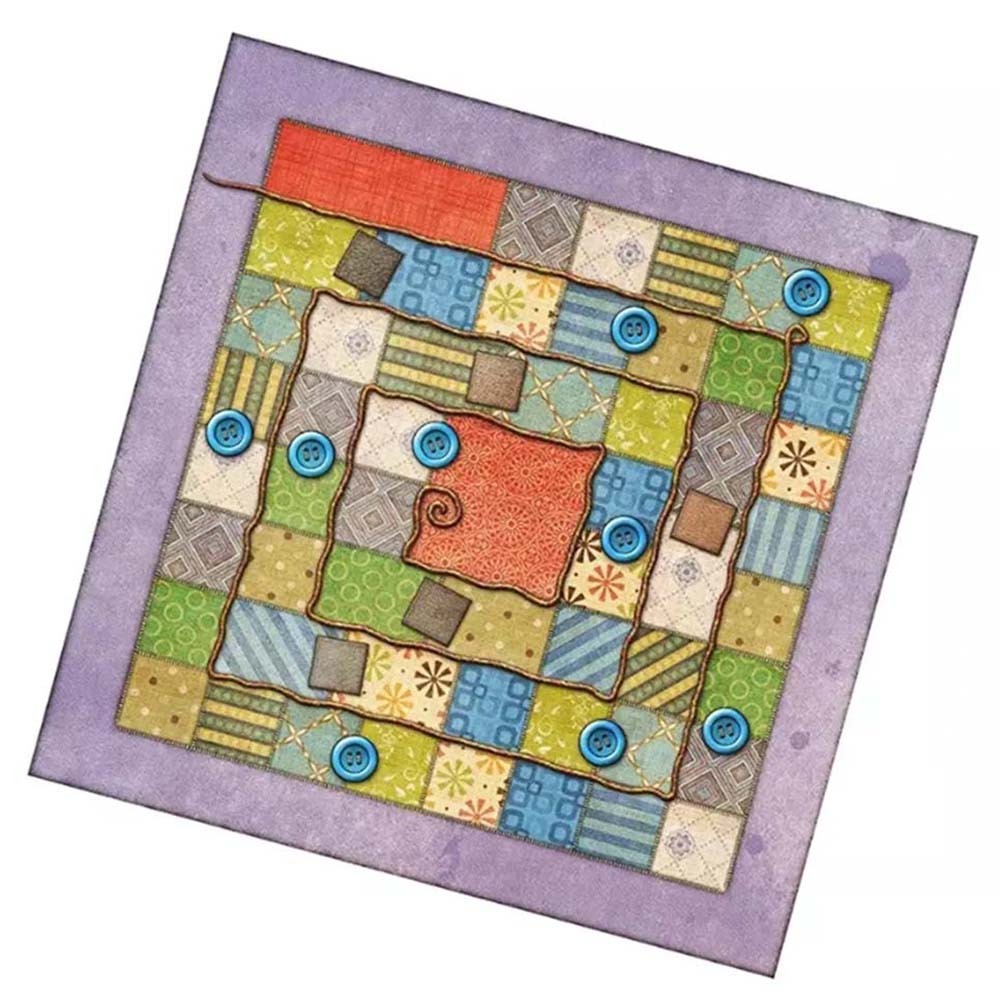 Patchwork Puzzle Game For Two Players Quilting Board Game Kids Family