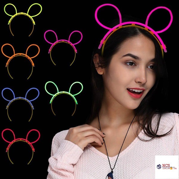 GLOW HAIRPIN Glow in the Dark Party Supplies 荧光棒发夹 （头扣） Shopee Malaysia