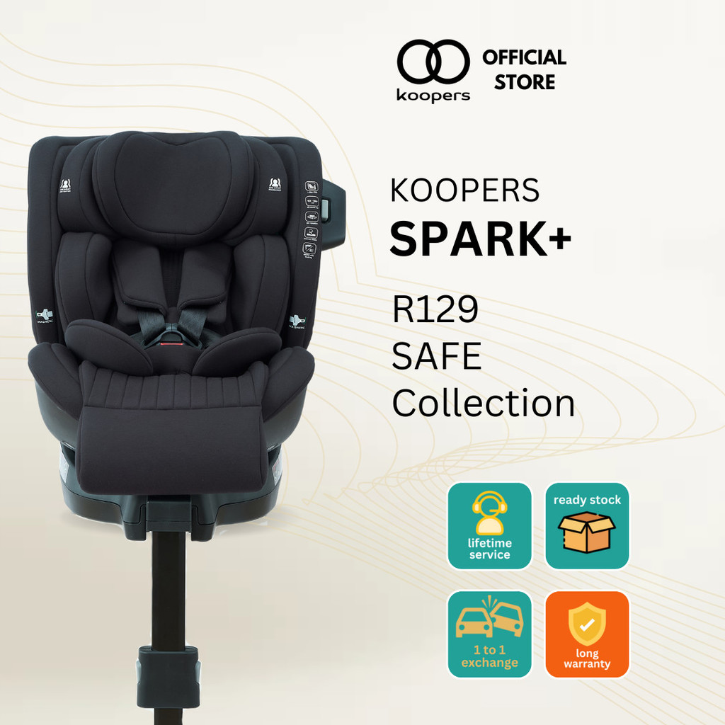 Koopers Spark+ 360 Baby CarSeat Keperluan Perjalanan Bayi | ECE R129 ...