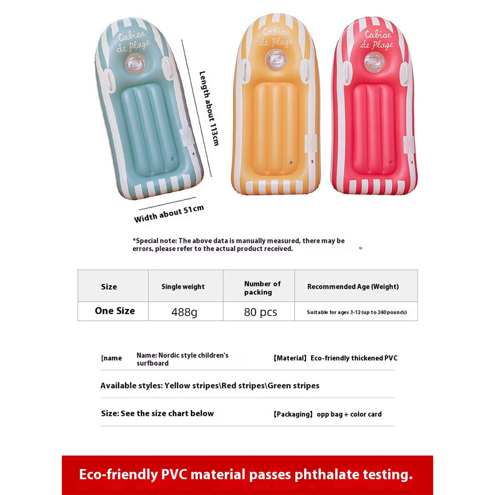 Floating Board with Handle Floating Surfboard with Clear Window Pool ...