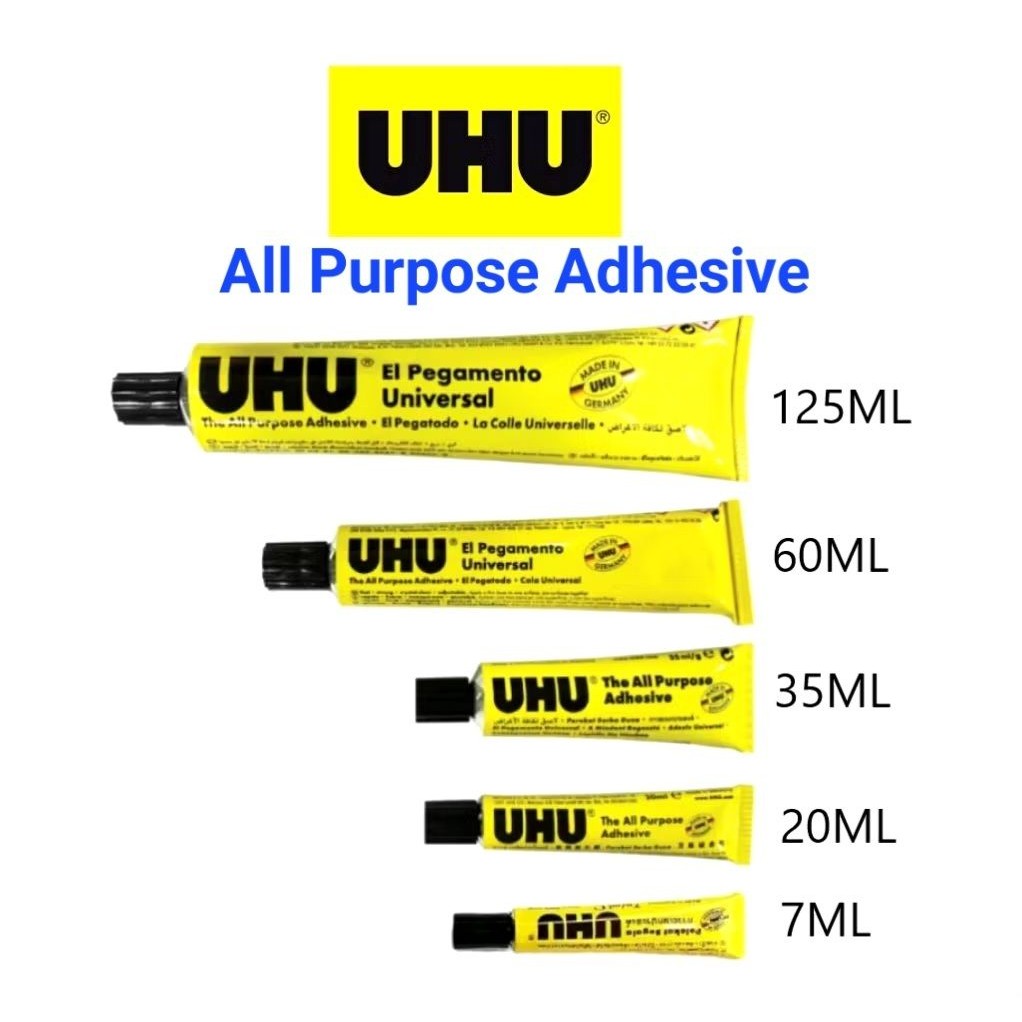 UHU The All Purpose Adhesive Glue 7ml 20/35/60/125ml | Shopee Malaysia