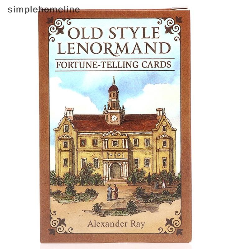 SLMY Old style Lenormand fortune telling cards board game divination ...