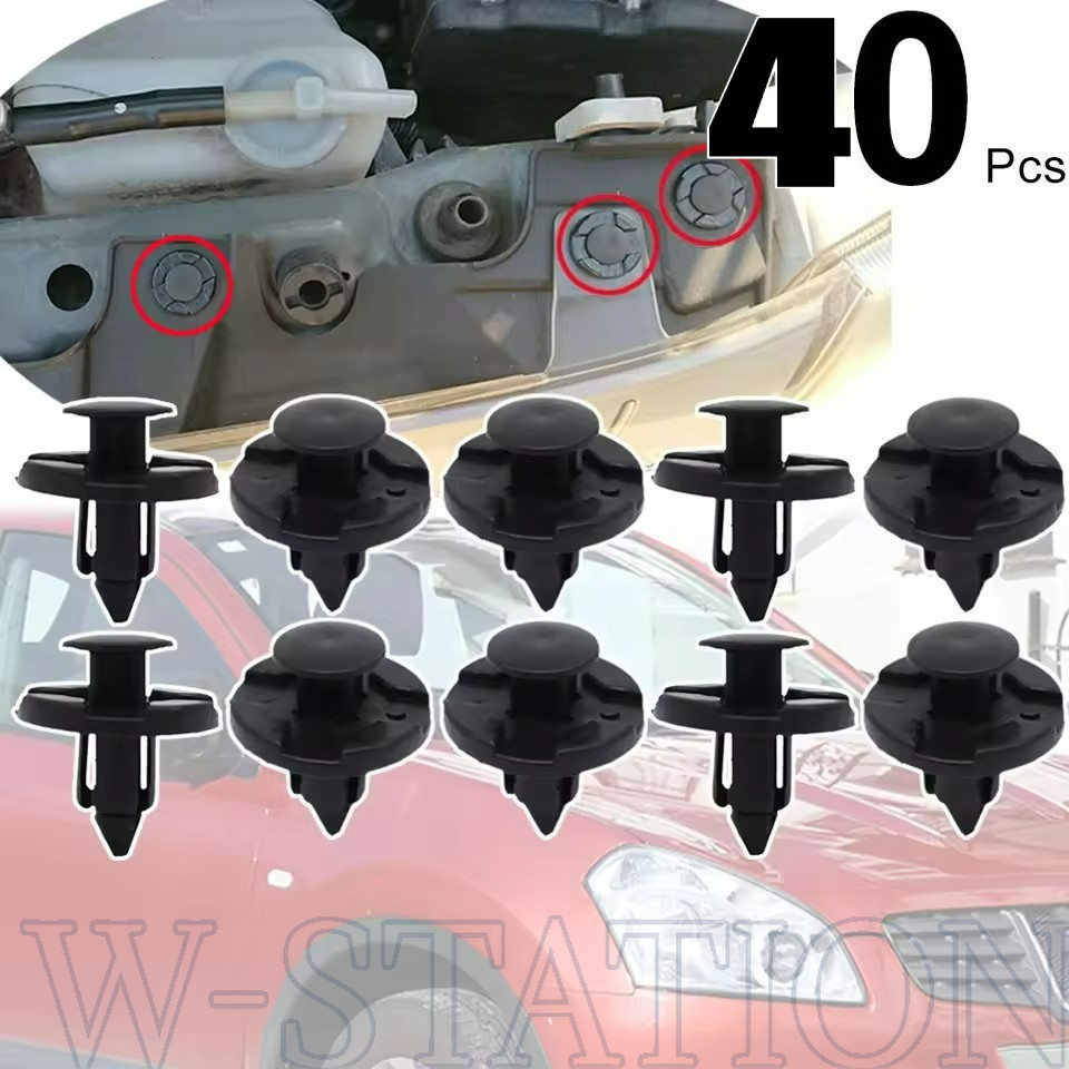 Car Fairing Decorative Panel Fasteners - Plastic Expansion Rivet Buckle ...