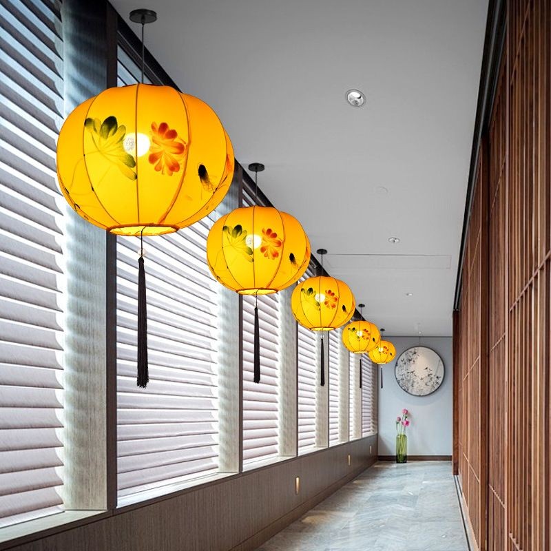 Round lantern 2025 New Year Chinese Advertisement Spring Festival ...