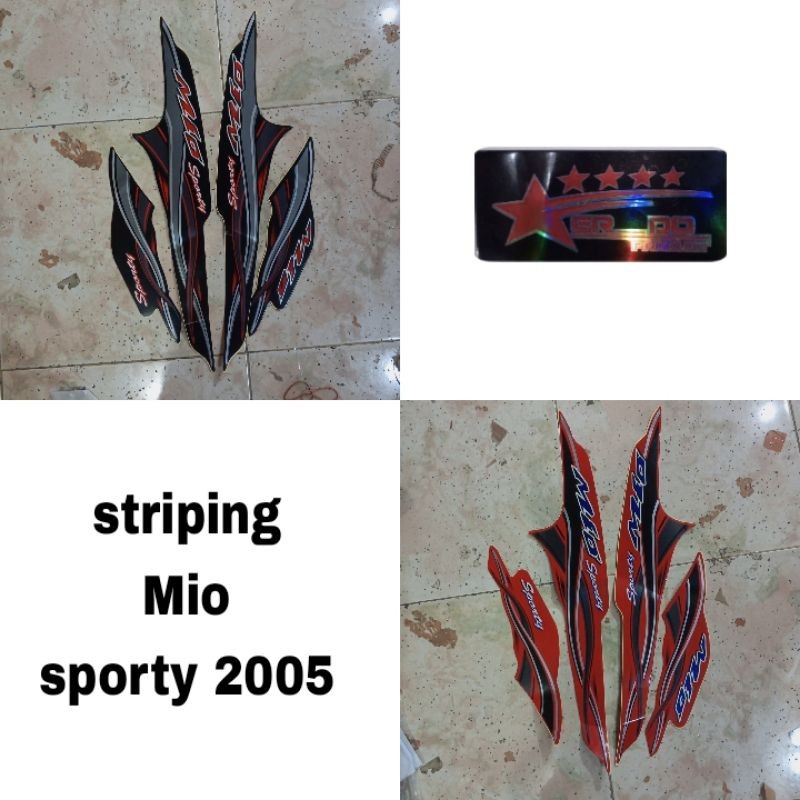 Yamaha Mio Sporty Trim Striping Sticker 2005 CW | Shopee Malaysia