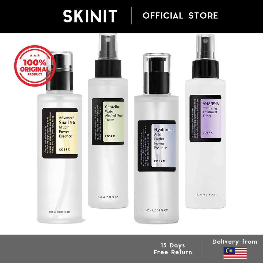 COSRX AHA/BHA Toner Snail 96 Essence Snail 92 Cream Low pH Salicylic ...
