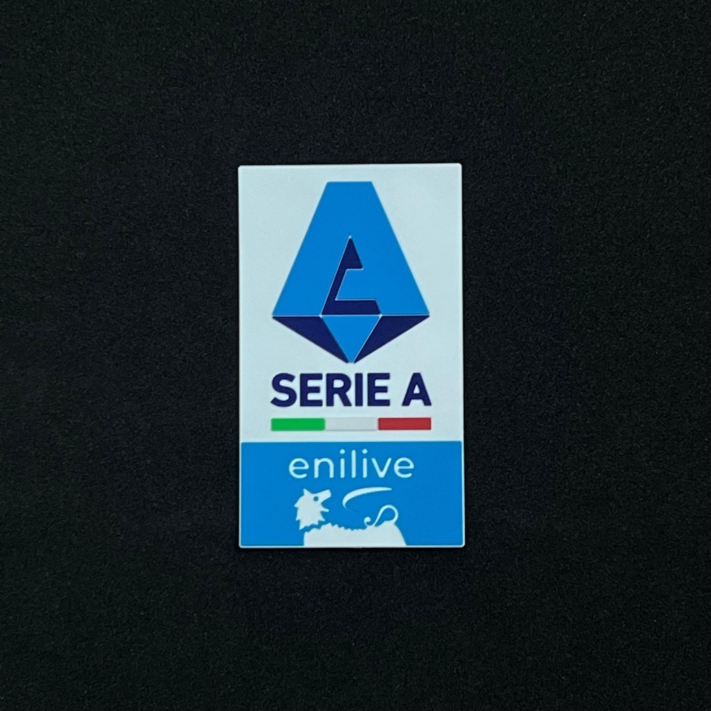 Patch Football Serie A ENILIVE 2024-2026 - Version Silicone - Neuf