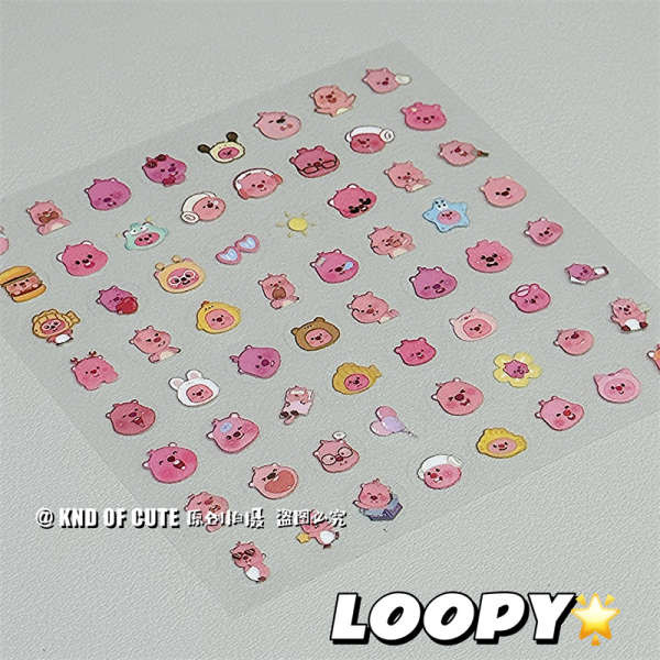 sticker cute sticker nama buku sekolah sticker air balang Ruby Cartoon ...