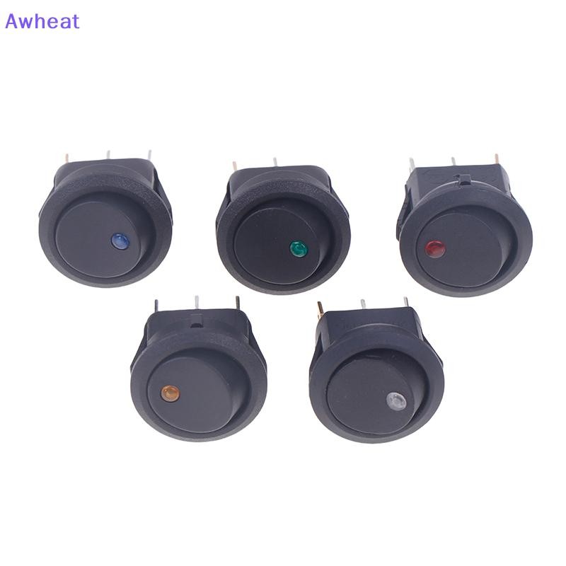 Awheat 5Pcs 5 Colors Push Button Switch 3 Pin 12V 20A Amps Car Truck ...
