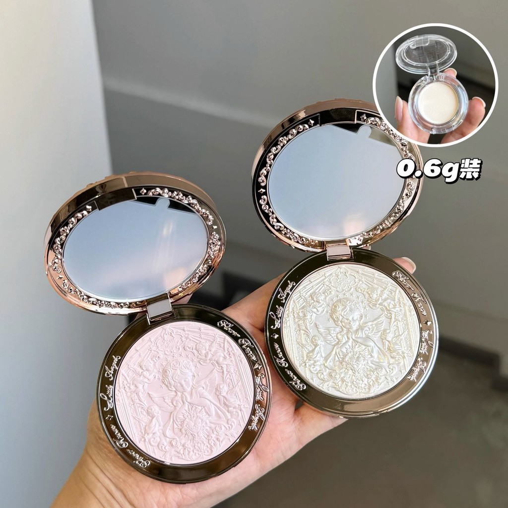 Flower Knows Highlight Little Angel Embossed Highlighter Powder ...
