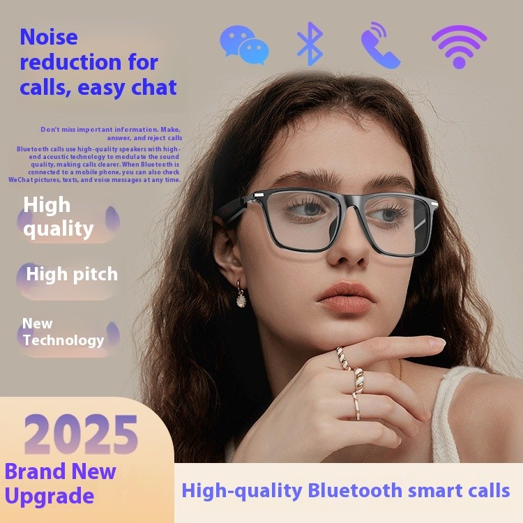 Lunettes Connectées 2025 - Traduction IA En Temps Réel - Bluetooth - Neuf - Sans Marque